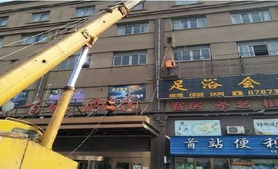 台州市安装较高的门店招牌有什么好的方法？